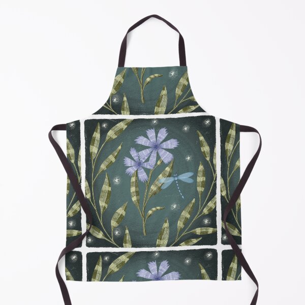 Item preview, Blue flower with dragonfly designed and sold by pinkyfish1010.
