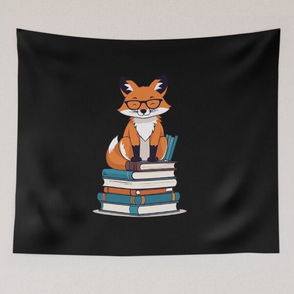 Item preview, Bücherwurm Fuchs Für Begeisterte Leseratten designed and sold by LuminOrb.