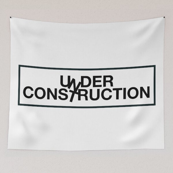 Item preview, Under construction sign designed and sold by stevanovicigor.