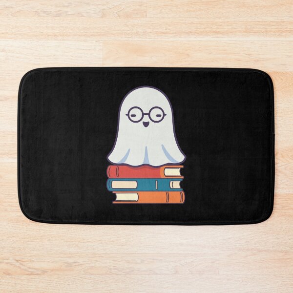Item preview, Reading Halloween Ghost Cute Bookworm Style designed and sold by LuminOrb.