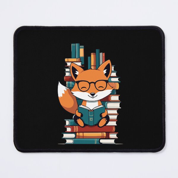 Item preview, Cute Book Lover Fox Funny Reading Design designed and sold by LuminOrb.