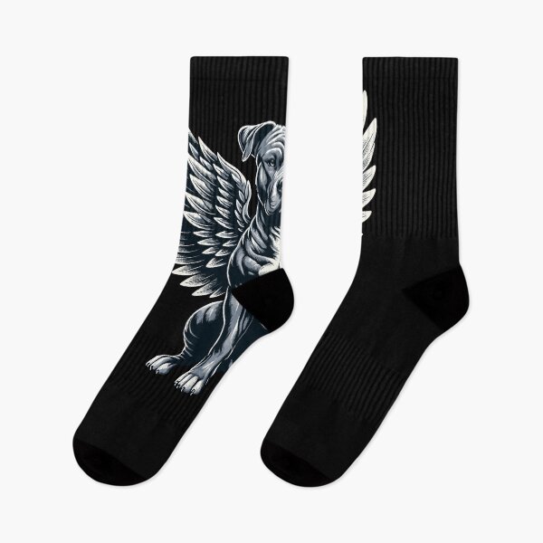 Item preview, Pitbull Angel Dog With Wings Animal Pet Memorial designed and sold by Dressed For  Duty.