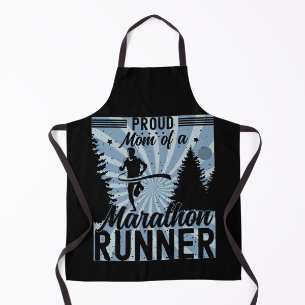 Item preview, Proud Mom of a Marathon Runner | Male Marathon Runner - Black designed and sold by PearlMoonGrapes.