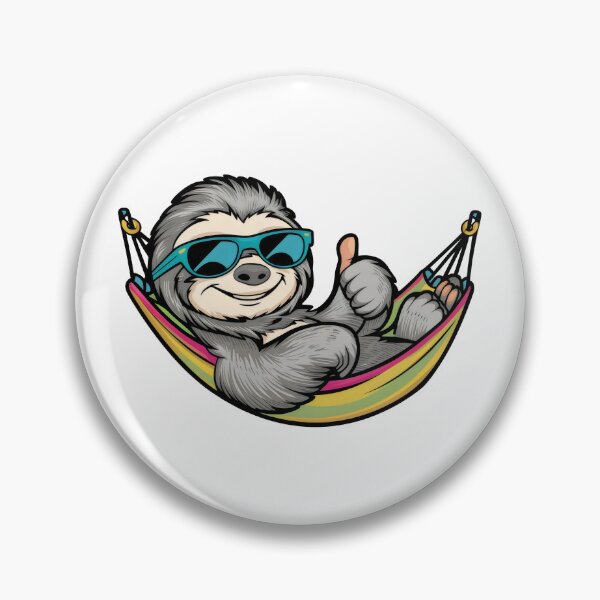 Item preview, sloth wearing stylish sunglasses designed and sold by Firas Aljazzar.