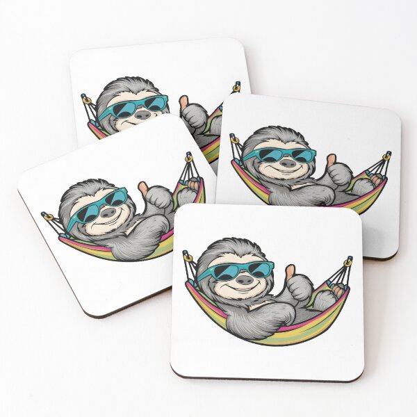 Item preview, sloth wearing stylish sunglasses designed and sold by Firas Aljazzar.