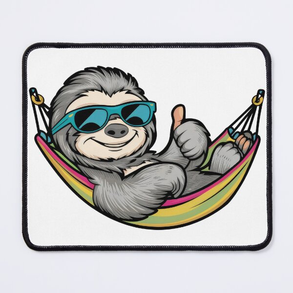Item preview, sloth wearing stylish sunglasses designed and sold by Firas Aljazzar.