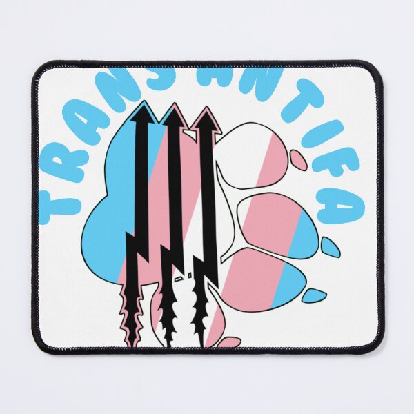 Item preview, LGBT TRANS Flag Antifa Classic T-Shirt designed and sold by tigerX9.