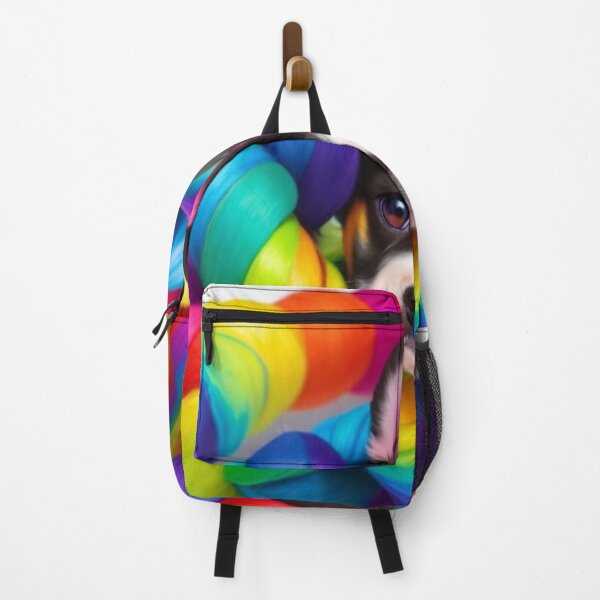 Item preview, colorful dog sticker designed and sold by sharupatterns.