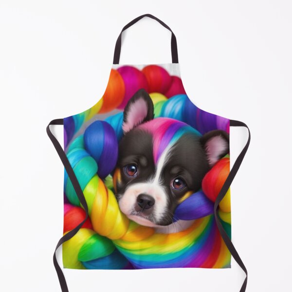 Item preview, colorful dog sticker designed and sold by sharupatterns.