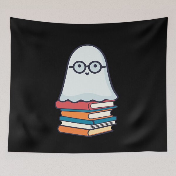 Item preview, Little Book Ghost Reading Halloween Fun designed and sold by LuminOrb.