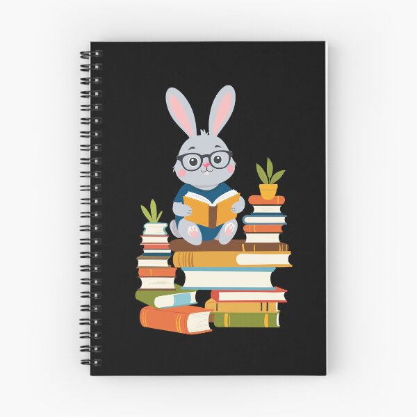 Item preview, Reading Bunny Avid Book Lover designed and sold by LuminOrb.