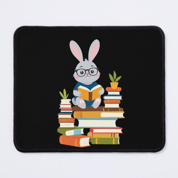 Item preview, Reading Bunny Avid Book Lover designed and sold by LuminOrb.