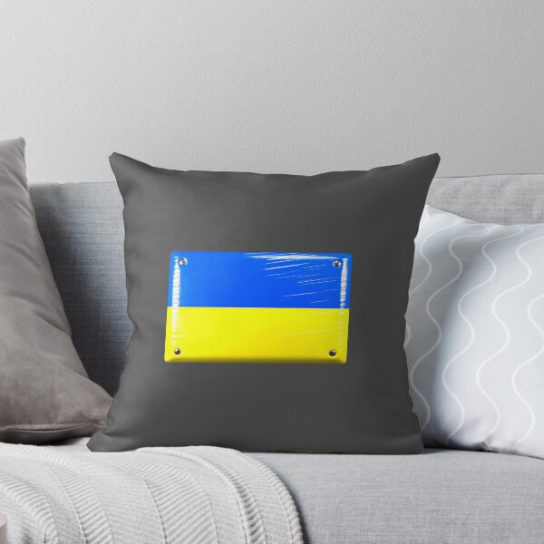 Item preview, Ukraine flag metal sign look designed and sold by lathspell.