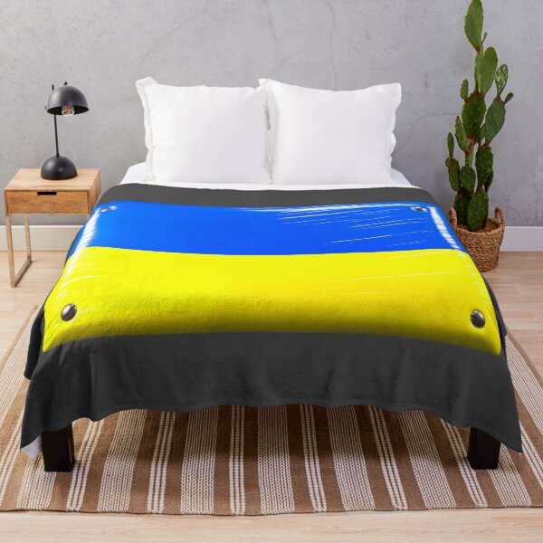 Item preview, Ukraine flag metal sign look designed and sold by lathspell.