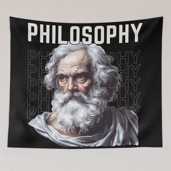 Item preview, Greek Philosopher Illustration, For Philosophy Enthusiast designed and sold by MTJ-Mushrooms.