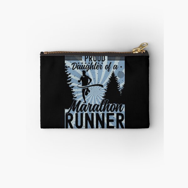 Item preview, Proud Daughter of a Marathon Runner | Male Marathon Runner - Black designed and sold by PearlMoonGrapes.