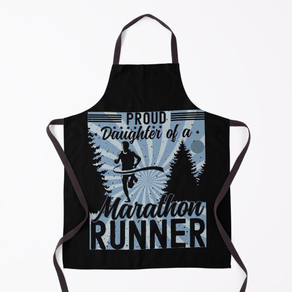 Item preview, Proud Daughter of a Marathon Runner | Male Marathon Runner - Black designed and sold by PearlMoonGrapes.