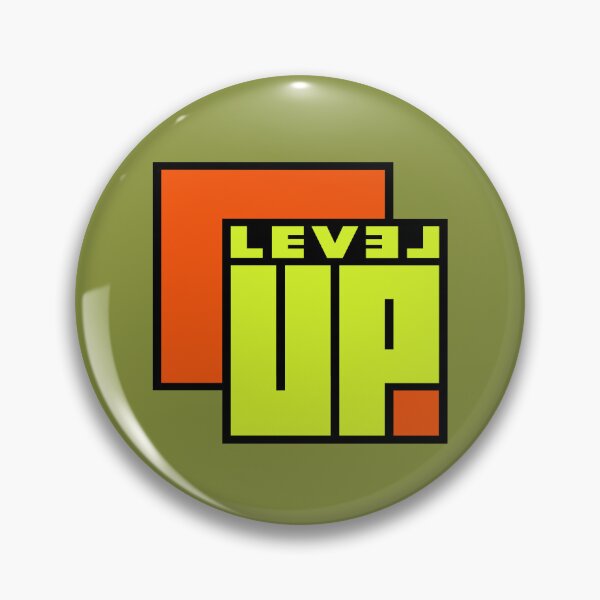 Item preview, Level Up (background square) original design designed and sold by pop-and-bee.