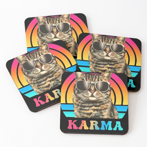 Item preview, karma funy cat lovers designed and sold by swiftbinaries.