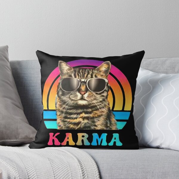 Item preview, karma funy cat lovers designed and sold by swiftbinaries.