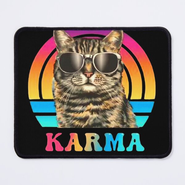 Item preview, karma funy cat lovers designed and sold by swiftbinaries.