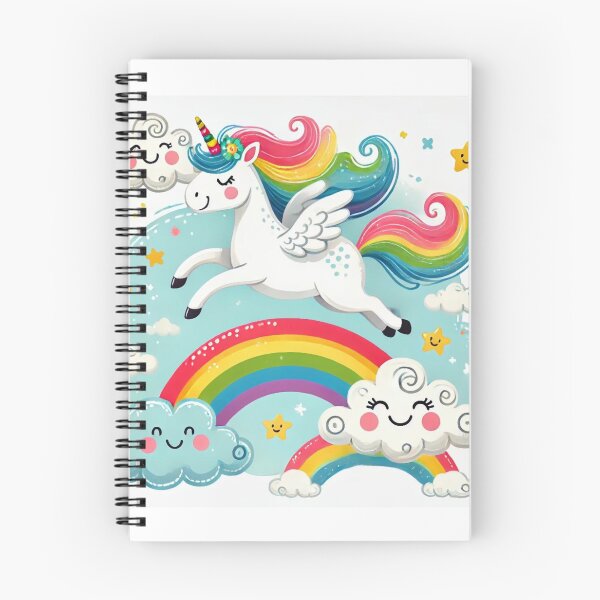 Item preview, Unicorn and rainbow designed and sold by FusiTink.