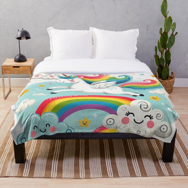 Item preview, Unicorn and rainbow designed and sold by FusiTink.