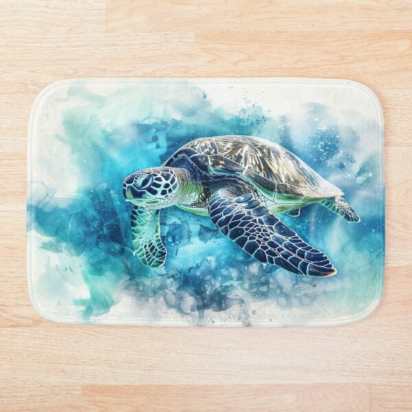 Item preview, Sea Turtle Water Color Style designed and sold by WildWanderings.
