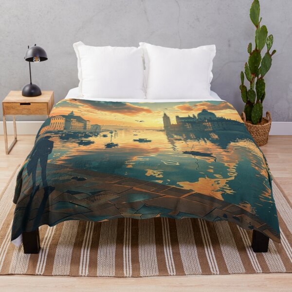 Item preview, Peaceful City Sunset designed and sold by DabrowskiDesign.
