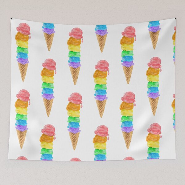 Item preview, Rainbow Ice Cream designed and sold by SarahWhittle.