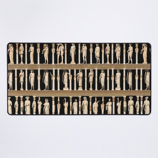 Item preview, Geometric Ancient Marble Statue Allover Pattern designed and sold by DreamCraze.