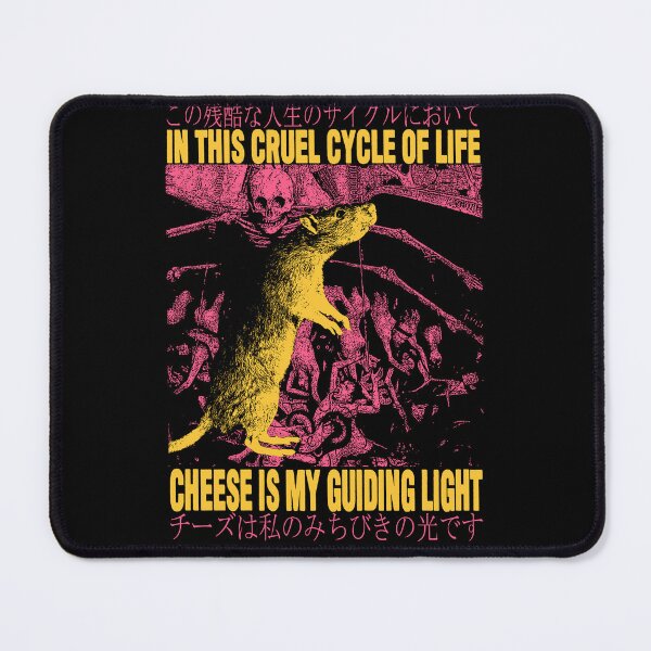 Item preview, Cheese, My Guiding Light Rat designed and sold by VintageMedatsu.