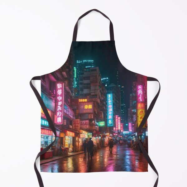 Item preview, Kowloon's Neon Symphony A Dazzling Display of Light Electric Dreamscapes: Lost in the Neon Glow of Kowloon Instant Digital Download Tv  art designed and sold by Frame of Mind .
