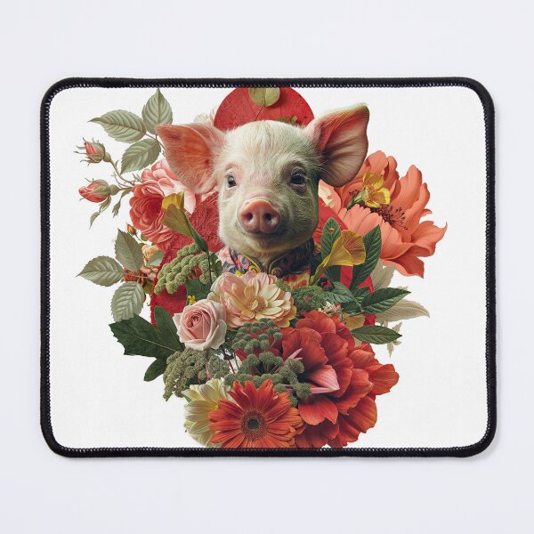 Item preview, Collage Wall Art T-shirt Design: Piglet designed and sold by ForeverPrintsOK.
