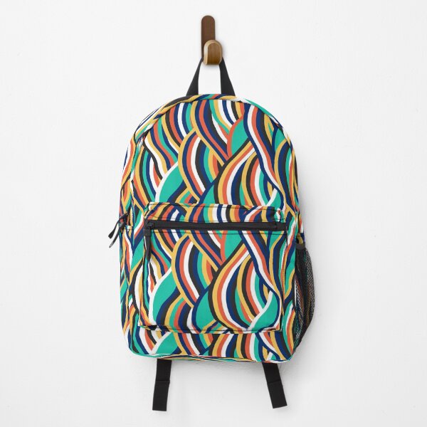 Item preview, Colored stripes in waves  designed and sold by Alex  Blud.