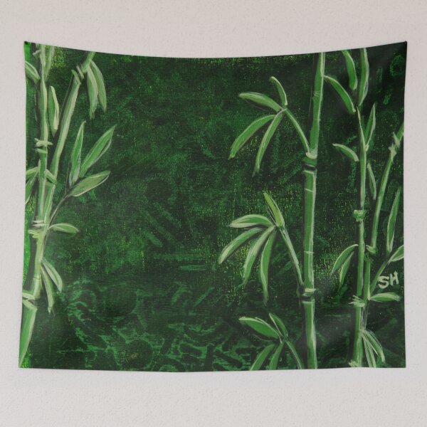 Item preview, Green Dreams Bamboo designed and sold by Stefanie Harrington.