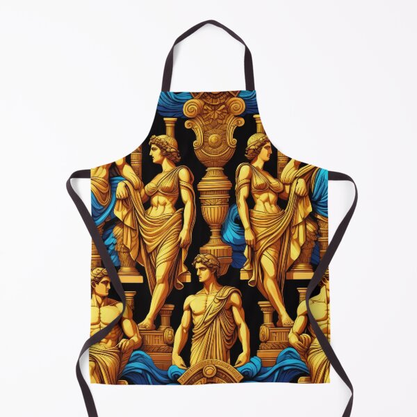 Item preview, Golden Muscular Ancient Roman Marble Statues Pattern designed and sold by DreamCraze.
