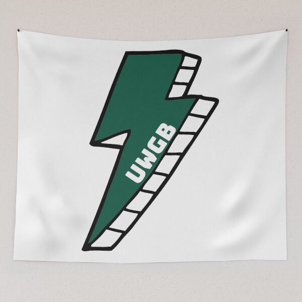 Item preview, UWGB University of Wisconsin Green Bay Lightning Bolt designed and sold by kkosmicki.