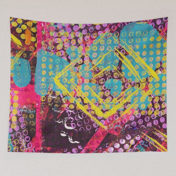 Item preview, Neon Lights Abstract designed and sold by Stefanie Harrington.