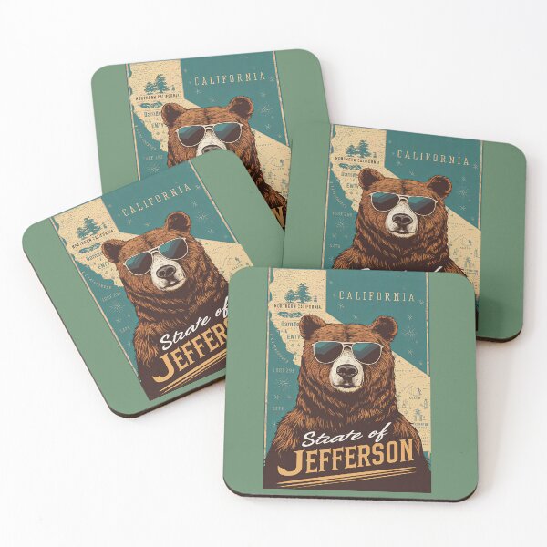 Item preview, State of Jefferson Poster  designed and sold by Pixel-Lair.
