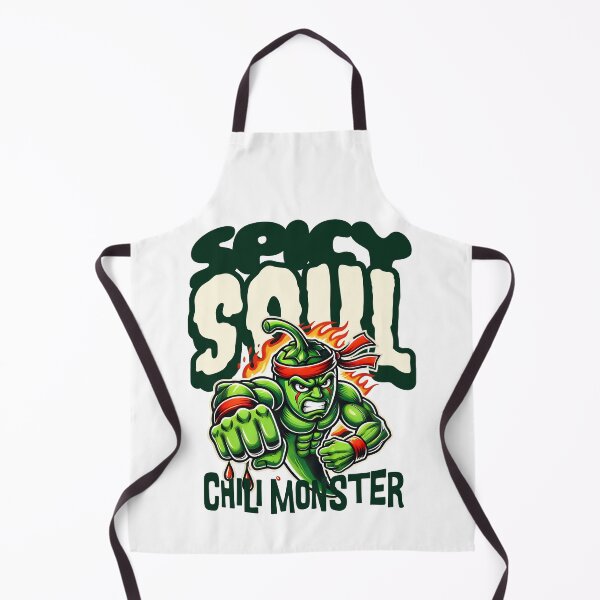 Item preview, Spicy Soul Chili Monster - Hot and Fiery Warrior designed and sold by Taans-Creation.