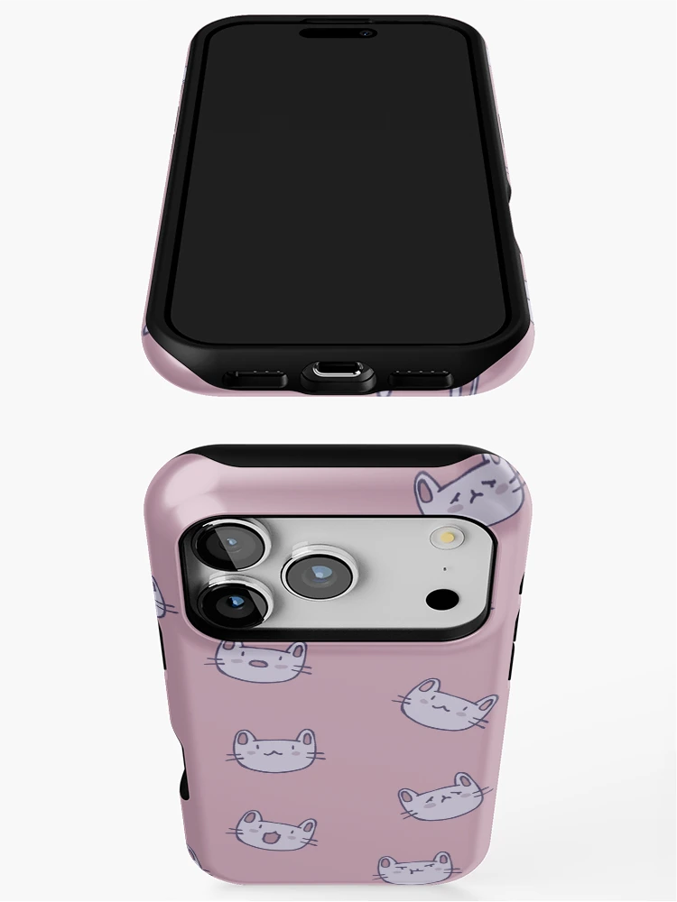 Imagen 3 de 4, Funda de iPhone con la obra Cute Cat Pattern, diseñada y vendida por Childish by Design.