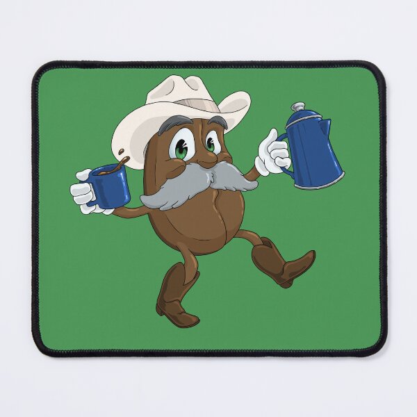 Item preview, Cowboy Coffee Bean (No Background) designed and sold by Dead Possum Designs.