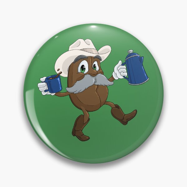 Item preview, Cowboy Coffee Bean (No Background) designed and sold by Dead Possum Designs.