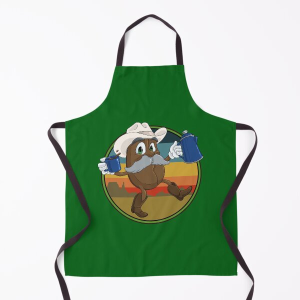 Item preview, Cowboy Coffee Bean (With Background) designed and sold by Dead Possum Designs.