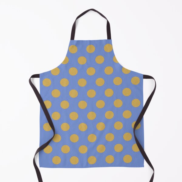 Item preview, Medium GOLD and DANUBE BLUE POLKA DOTS designed and sold by RachelMacht.
