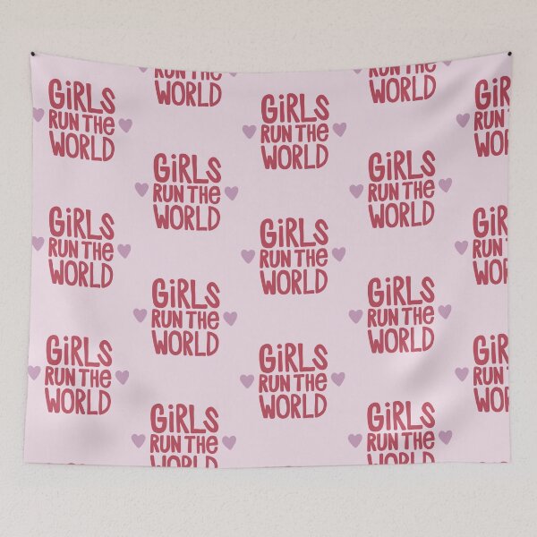 Item preview, Girls Run The World Feminist Design designed and sold by GrooviesDesign.