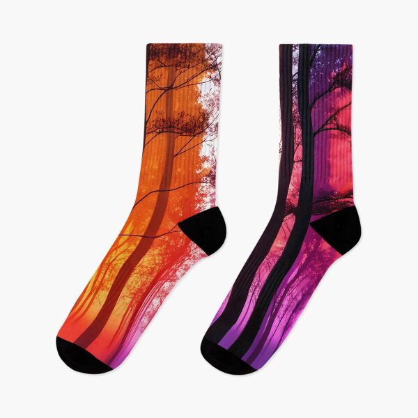 Item preview, Vibrant Sunset Forest Silhouettes designed and sold by AHMEDMAMADO.