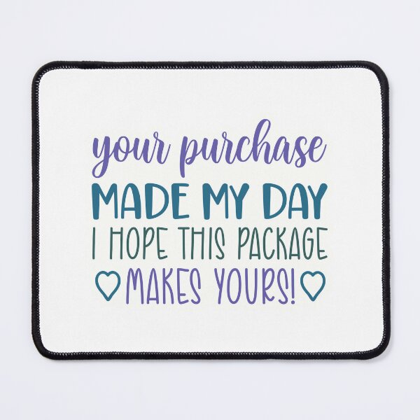 Item preview, Your purchase made my day designed and sold by Made-by-Gus.
