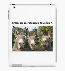 3 donkeys iPad Case/Skin